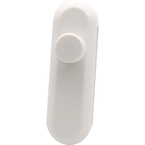 EcoDim - LED Snoerdimmer - ECO-DIM.08 - Fase Afsnijding RC - Enkel Knop - 0-50W - Wit