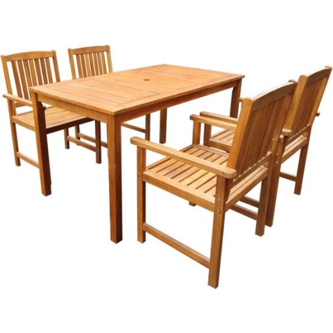 vidaXL-5-delige-Tuinset-massief-acaciahout