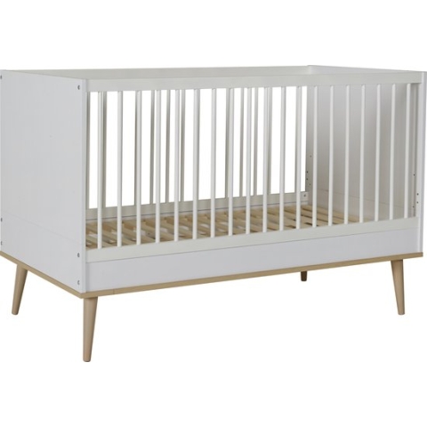Quax Flow Bed - 70x140 cm. - White & Oak