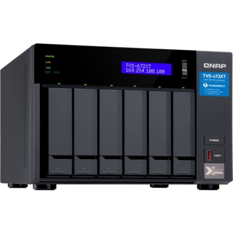QNAP TVS-H674, NAS, Tower, Intel® Core™ i3, i5-12400, Zwart
