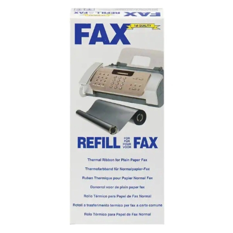 Niceday Faxrollen PC-202RF 20 x 5 x 5 cm Schwarz 2 Stück