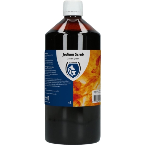 Excellent Jodium Scrub - Verzorgingsproduct - Zuiveren en reinigen van de huid - Dieren - 1L