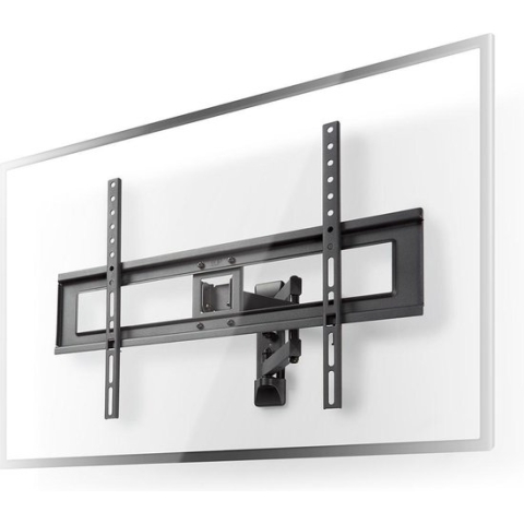 Draai- en Kantelbare TV-Muurbeugel - 37-70 " - Maximaal schermgewicht: 25 kg - Kantelbaar - Draaibaar - Minimale muurafstand: 79 mm - Maximale muurafstand: 427 mm - 3 Draaipunt(en) - ABS / Staal