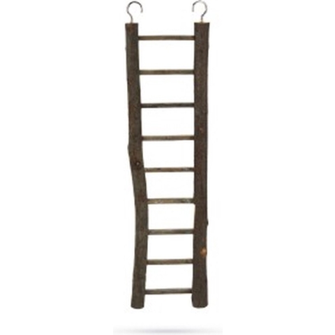 Beeztees Zi Ladder - Vogelspeelgoed - Hout - 9 treden - 38x7 cm