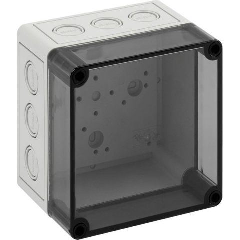 Spelsberg TK PS 1313-10-tm Installatiebehuizing 130 x 130 x 99 Polycarbonaat, Polystereen (EPS) Grijs-wit (RAL 7035) 1