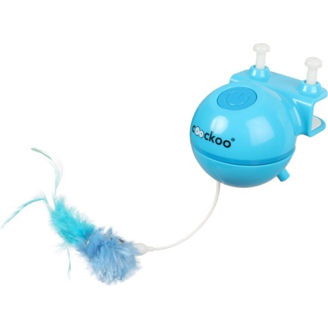 Coockoo - Speelgoed Voor Dieren - Kat - Coockoo Roxy Laserspeelgoed 8x8x10,5cm Blauw - 1st