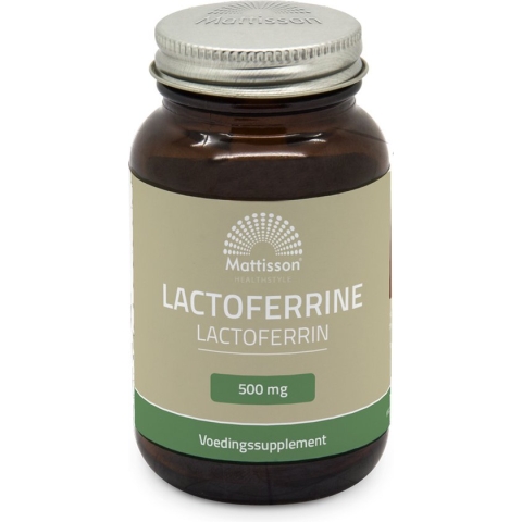 Mattisson - Lactoferrine 95% 500 mg - Lichaamseigen Ijzerbindend Eiwit - Supplement - 60 Capsules