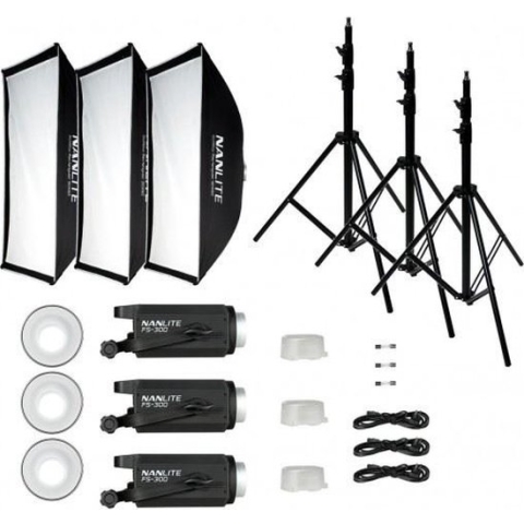 Nanlite FS 300 Tripple Kit