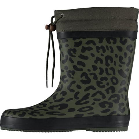Xqboots Dames Regenlaars Gevoerd Army&Groen - Laarzen - 39