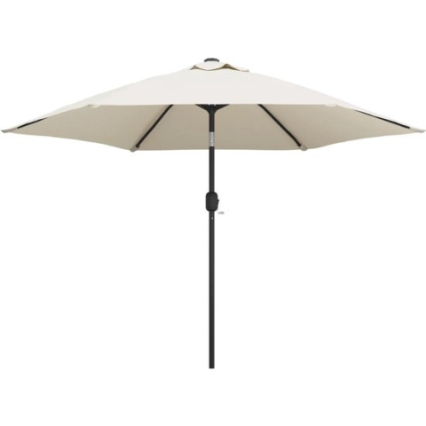 vidaXL-Parasol-met-stalen-paal-3-m-zandwit