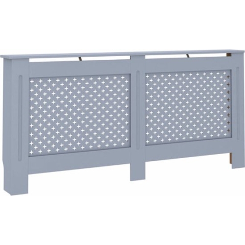 vidaXL Radiatorombouw 172x19x81 cm MDF antraciet