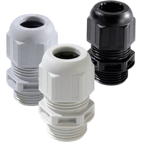 Wiska 10066502 Wartel M20 Polyamide Zwart (RAL 9005) 50 stuk(s)