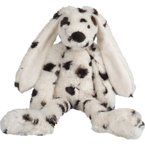 Happy Horse Konijn Richie Knuffel 28cm - Special (wit/zwart) - Baby knuffel