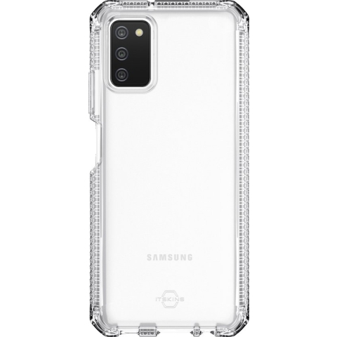 ITSkins SpectrumClear Telefoonhoesje geschikt voor Samsung Galaxy A02s Hoesje Flexibel TPU Backcover - Transparant