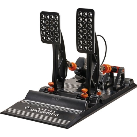 Asetek SimSports Invicta Sim Racing Pedals, Brake/Throttle