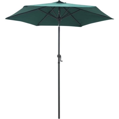 vidaXL-Parasol-200x224-cm-aluminium-groen