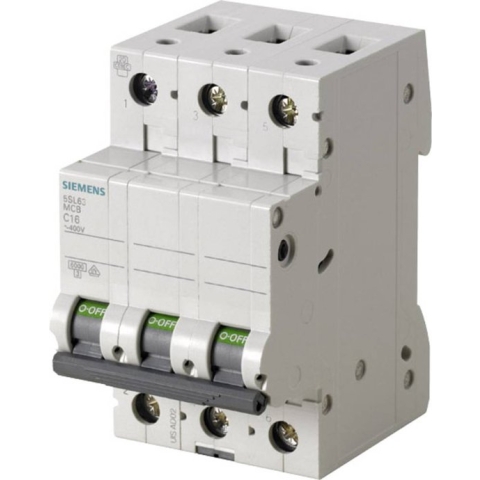 Zekeringautomaat 3-polig 20 A 400 V Siemens 5SL6320-7