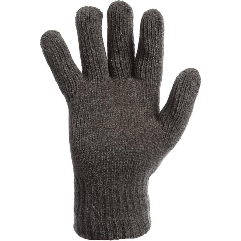 Heat Keeper Chenille dames thermo handschoenen grijs  - One size