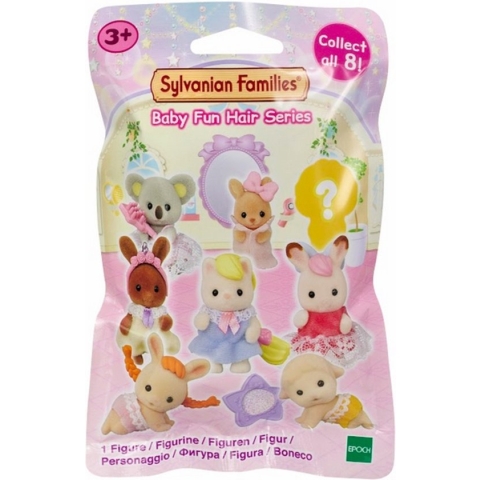 Sylvanian Families Verrassingszakjes gek haar- 1 baby figuur met accessoire