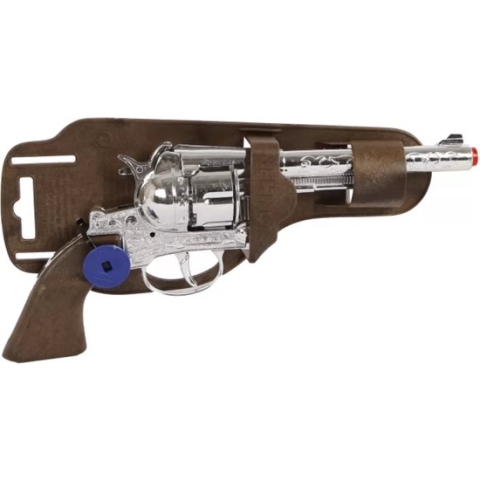 Gonher - Cowboy speelgoed revolver/pistool metaal 12-schots plaffers