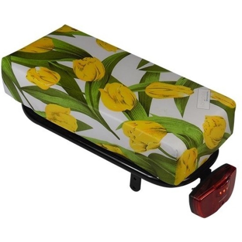 HOOODIE Zitkussen Big Cushie Tulips Geel