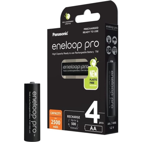 Panasonic eneloop pro - Oplaadbare batterij - AA/Mignon NiMH-batterij - 4 stuks