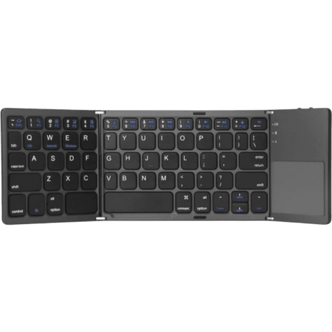 Xtrememac Xwh-flk-13-us, Draadloos Keyboard Qwerty, Bt Vouwbaar, Zwart