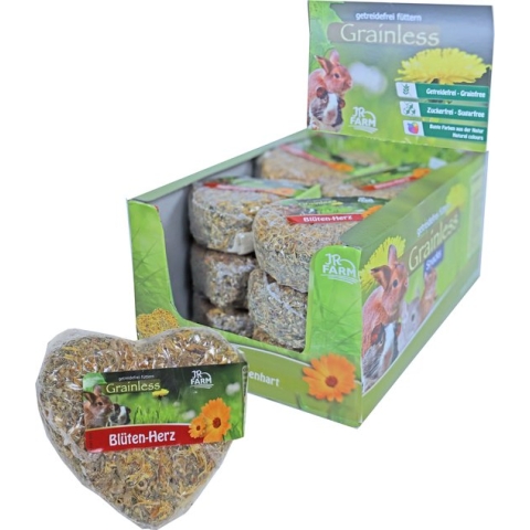 JR Farm knaagdier Grainless hart met kruiden en groente, 90 gram