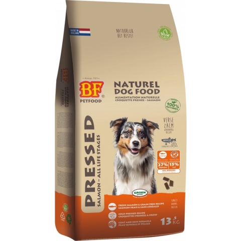 Biofood Geperste Hondenbrokken - Zalm - Graanvrij - 13.5 kg