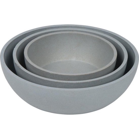 District 70 BAMBOO - Design bamboe voerbak voor honden - Kleur: Ice Blauw, Maat: Small ⌀ 14 cm (570 ML)