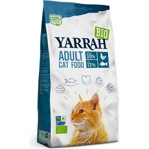 Yarrah Bio Kattenvoer Adult Vis 800 gr