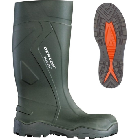 Werklaarzen | S5 | Merk: Dunlop | Model: Purofort C762933 | Kleur: Groen