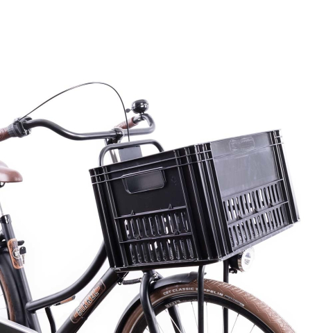 Kerri Fietskrat Zwart 40L