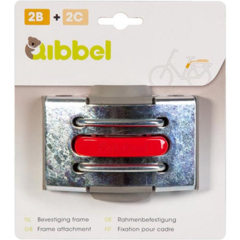 Qibbel Q200 - Frame Bevestiging voor Achterzitje - Grijs