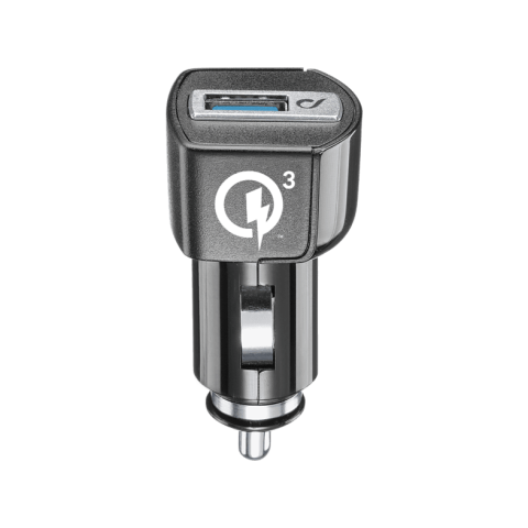 Cellular-line Car Charger Usb 18w Qualcomm Huawei Zwart