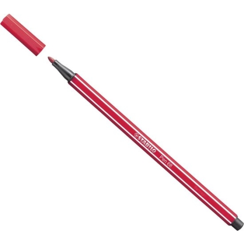 STABILO Pen 68 - Premium Viltstift - Donker Rood - per stuk