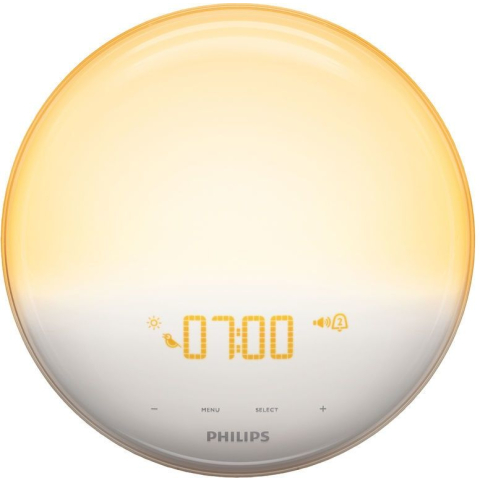 Philips Wake-Up Light HF3532/01 - Wekker - Natuurlijke zonsopgang en geluiden - Wit