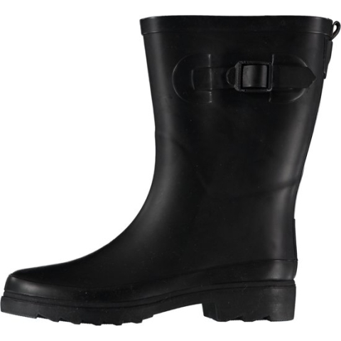 Xqboots Dames Regenlaars Riem Rubber Zwart - Laarzen - 39