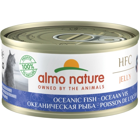 Almo Nature HFC Kattenvoer Nat in Gelei Oceaanvis 70 gr