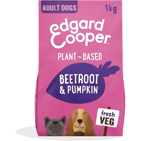 Edgard&Cooper Plantbased Adult Rode Biet&Pompoen - Hondenvoer - 1 kg