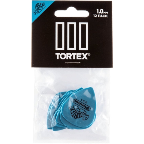 Jim Dunlop - Tortex III - Plectrum - 1.00 mm - 12-pack