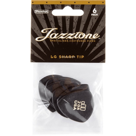 Jim Dunlop - Jazztone 208 - Plectrum - 6-pack