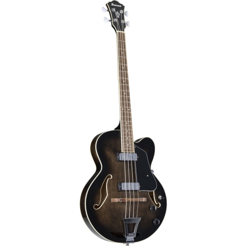 Ibanez Artcore AFB200-TKS (Transparent Black Sunburst) - Semi-akoestische basgitaar voor rechtshandigen