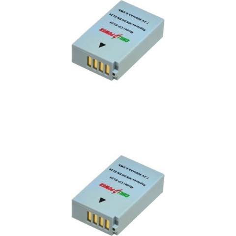 ChiliPower EN-EL24 accu voor Nikon - 900mAh - 2-Pack