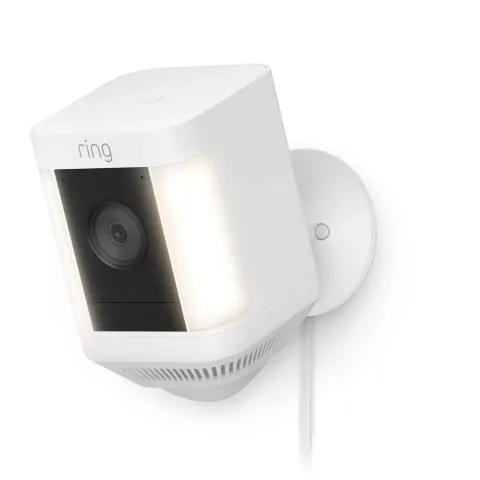 Ring Spotlight Cam Plus - Beveiligingscamera - 1080p HD - Wit
