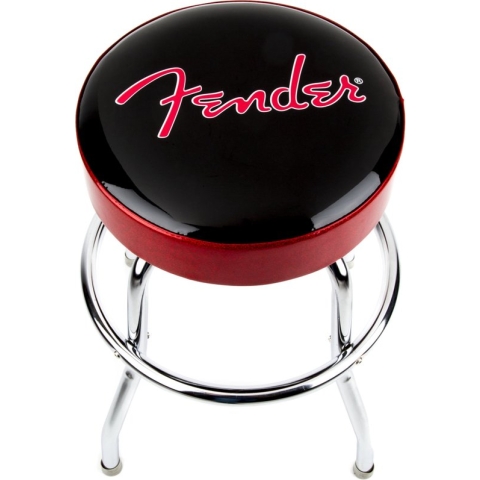 Fender Barstool 24" Red Sparkle Logo - Barkruk