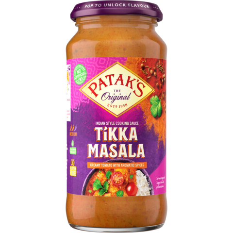 Patak's Indiase Curry Saus Tikka Masala - 450 g