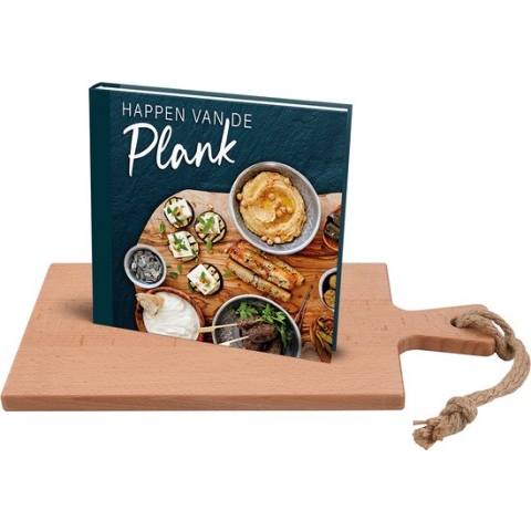 Bowls and Dishes | Set - Puur Hout Borrelplank | Tapasplank | Serveerplank 38cm + Happen van de plank