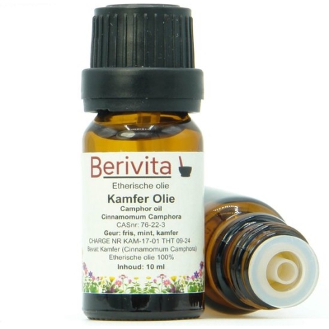 Kamfer Olie 100% 10ml  - Etherische Kamferolie van Kamferhout - Camphor Oil