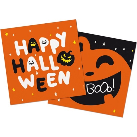 Folat - Servetten Halloween BOOO 33 x 33 cm (20 stuks)
